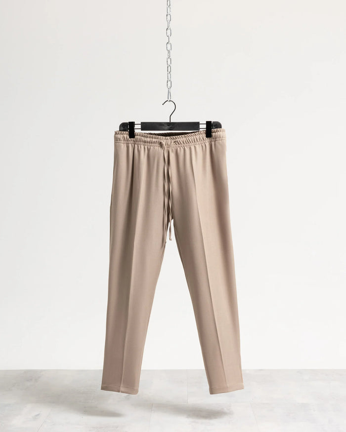 Pantalaccio regular tessuto classico - Beige