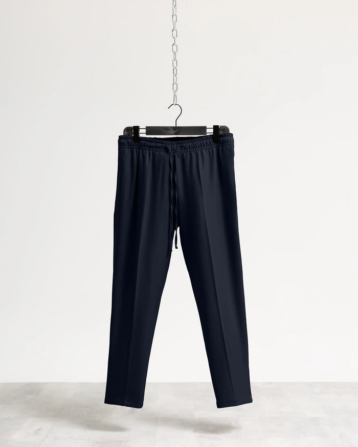 Pantalaccio regular tessuto classico - Blu