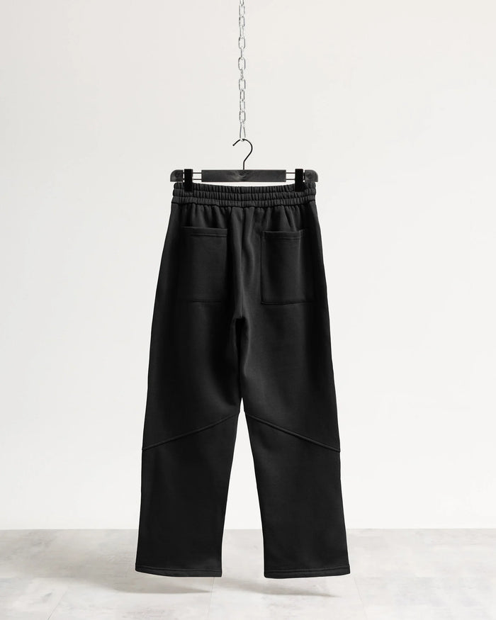 Pantalone tuta fondo ampio - Nero