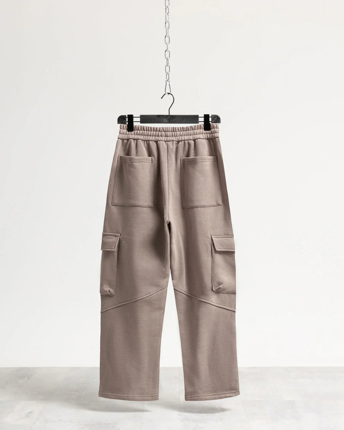 Pantalone tuta cargo - Fango