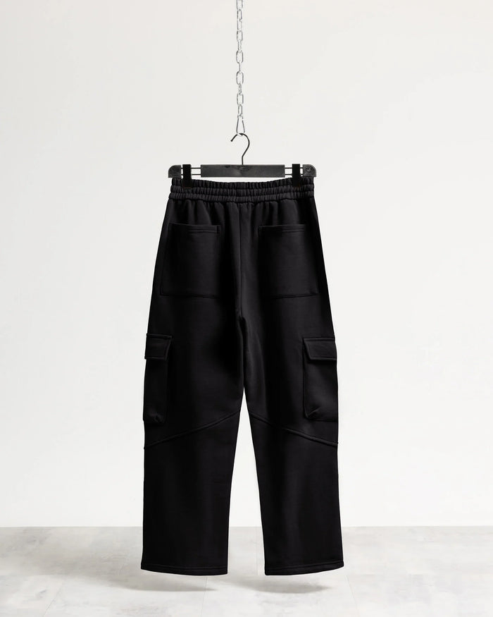 Pantalone tuta cargo - Nero