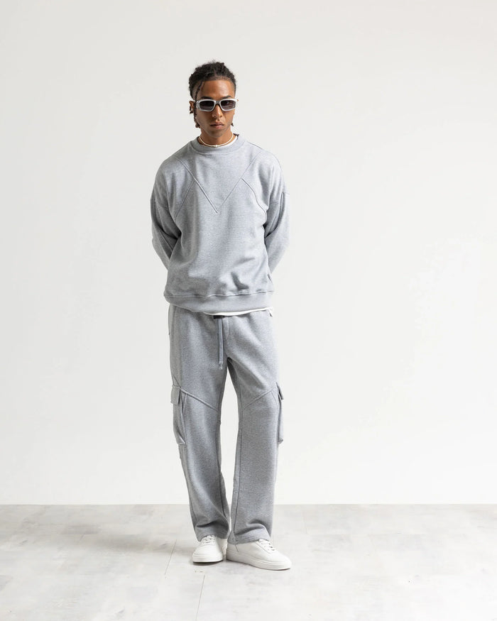 Felpa girocollo - Grigio