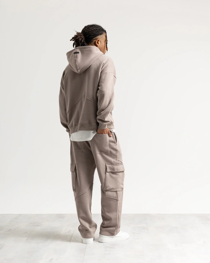 Pantalone tuta cargo - Fango