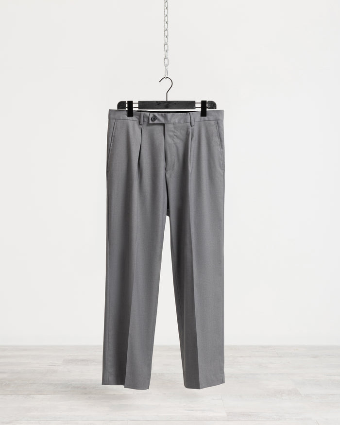 Pantalone con pence - Grigio