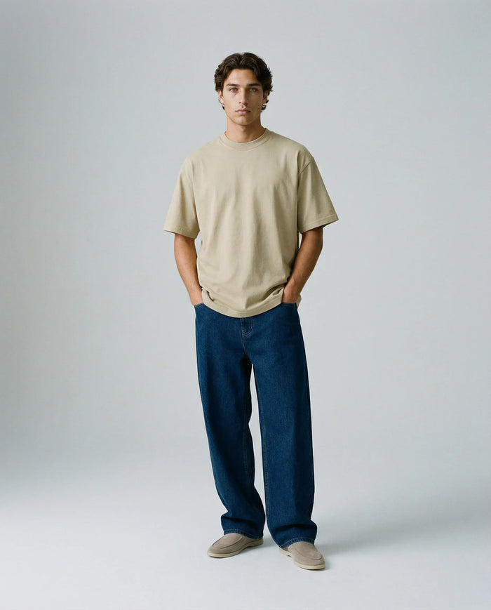 T-shirt basic Eternal Studio - Beige