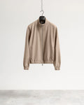 Giacca con zip mezzo collo tessuto classico