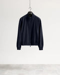 Giacca con zip mezzo collo tessuto classico