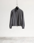 Giacca con zip mezzo collo tessuto classico