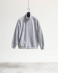 Felpa zip mezzo collo