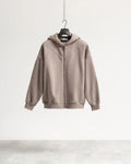 Felpa cappuccio zip