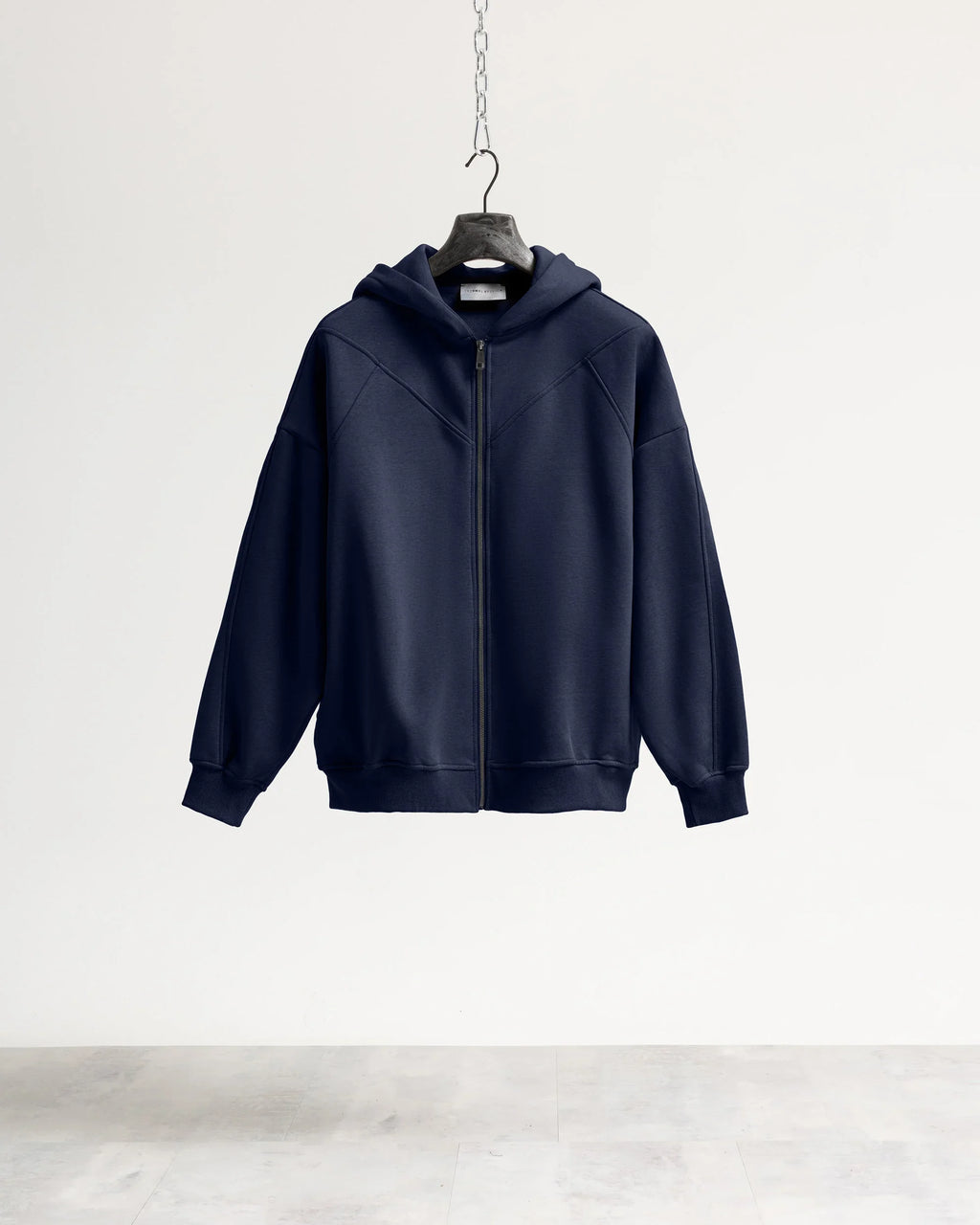 Felpa cappuccio zip