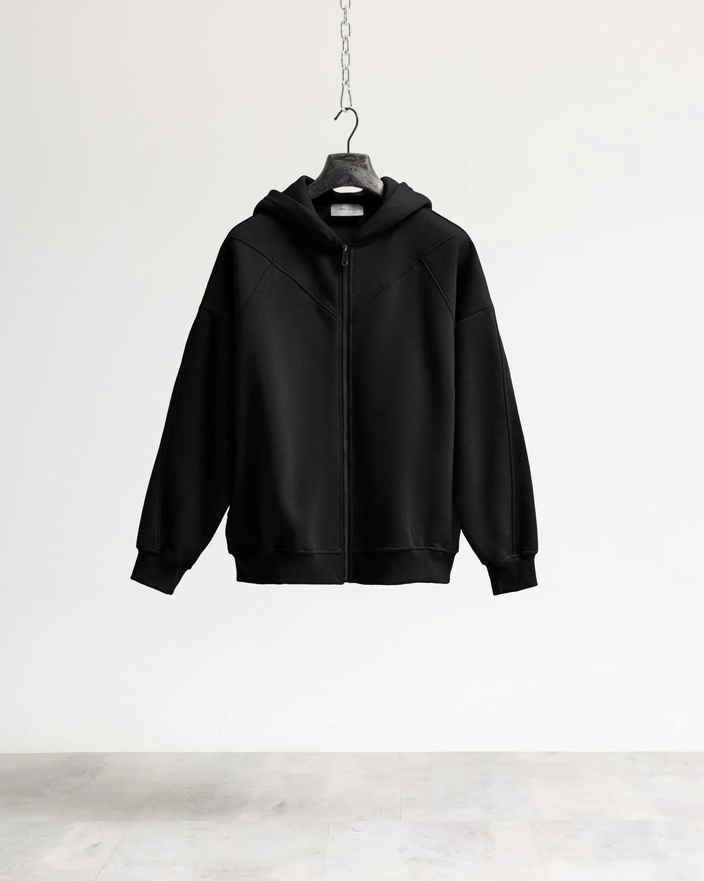 Felpa cappuccio zip