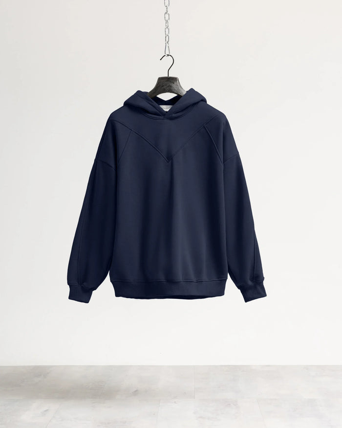 Felpa con cappuccio - Blu