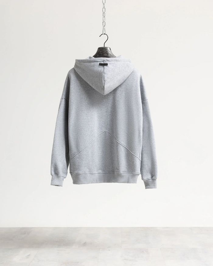 Felpa con cappuccio - Grigio