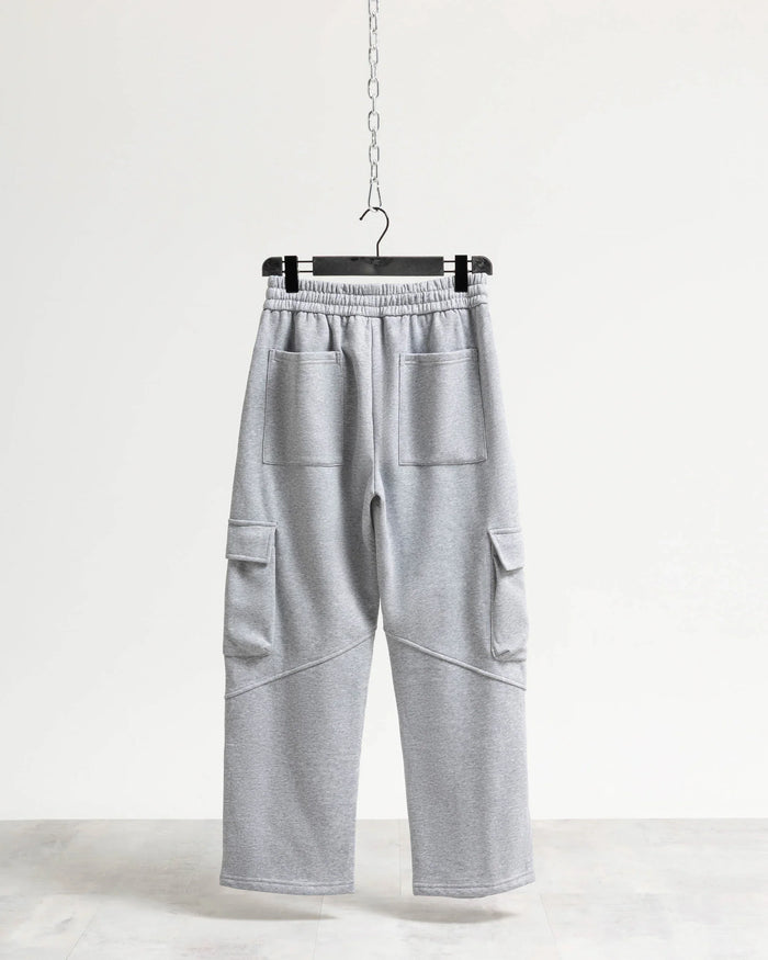 Pantalone tuta cargo - Grigio