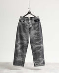 Jeans baggy nero fulmini
