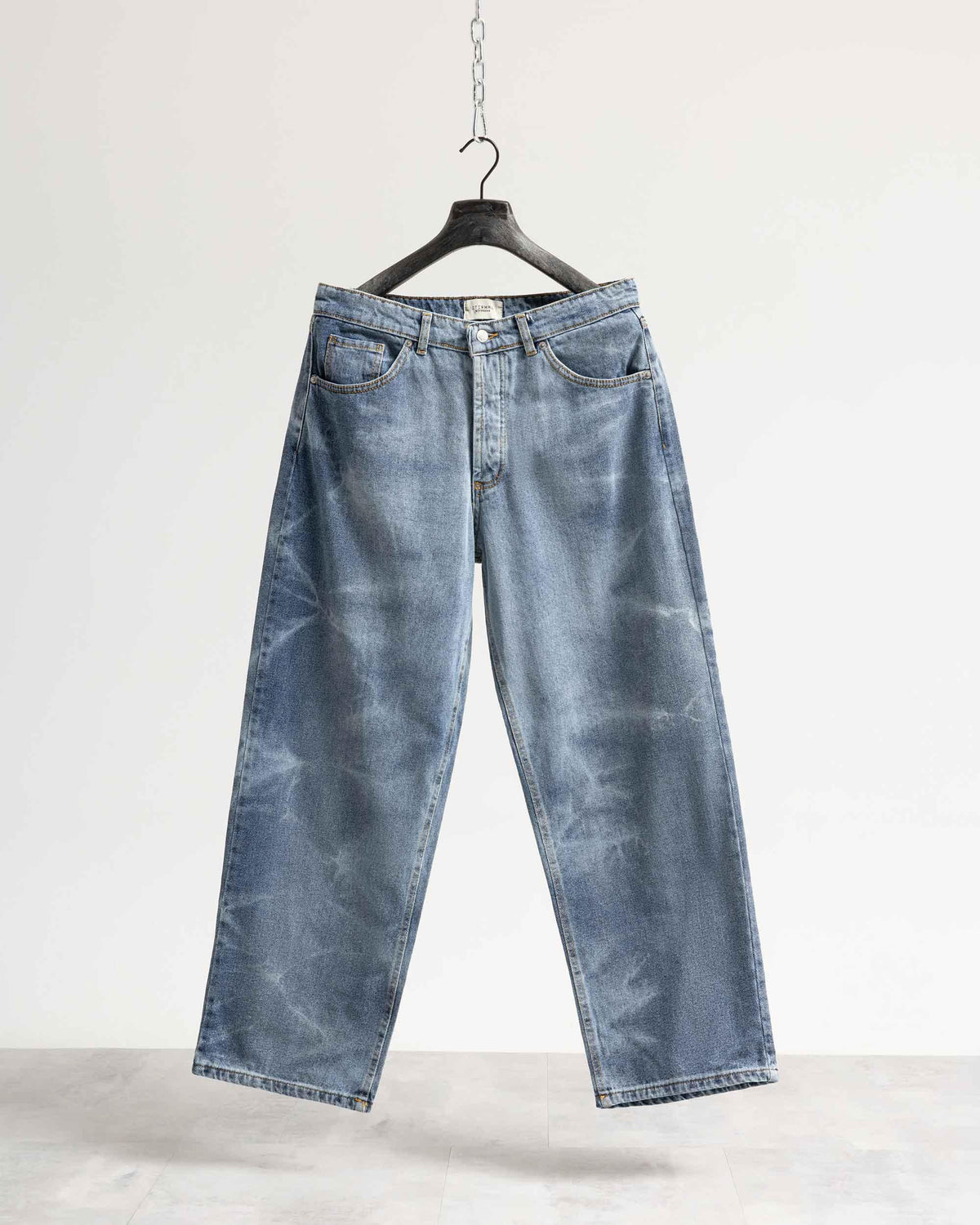 Jeans baggy blu fulmini