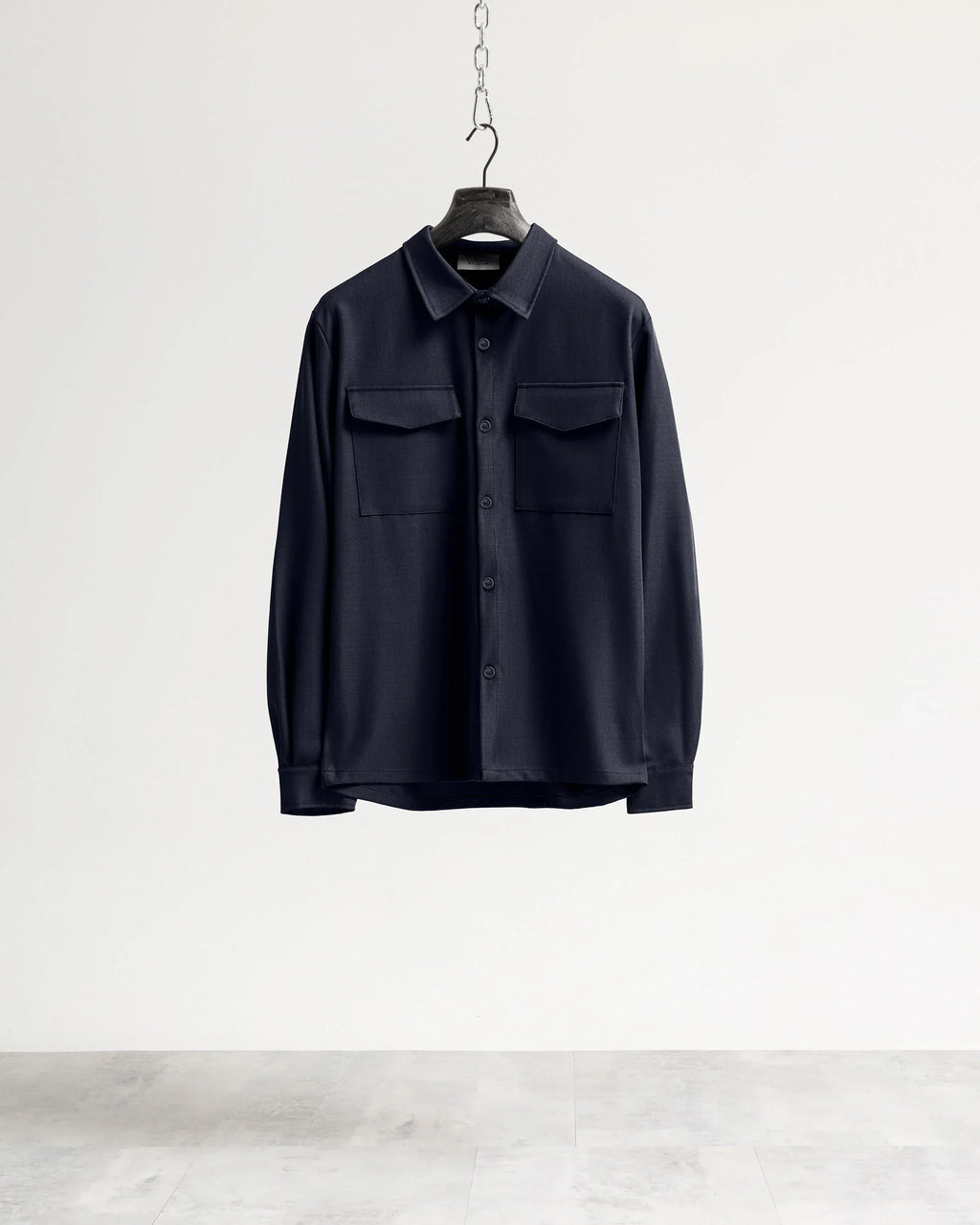 Camicia con tasconi tessuto classico