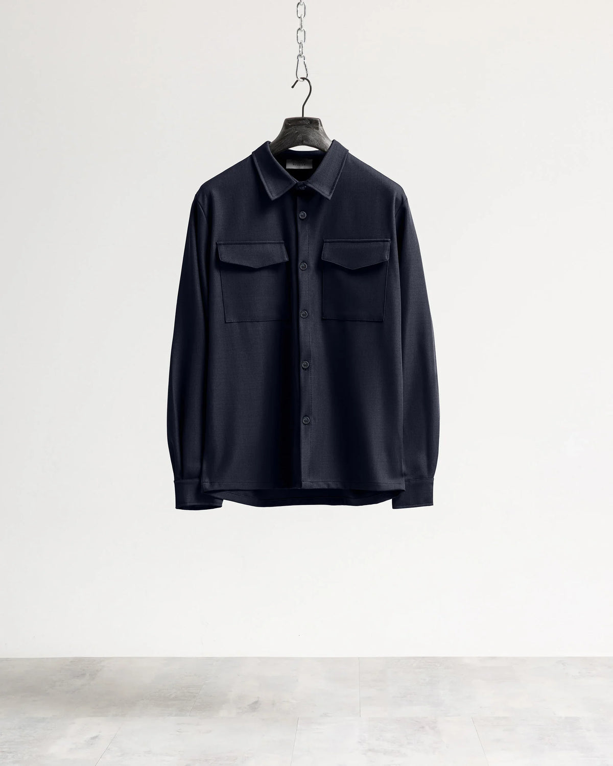 Camicia con tasconi tessuto classico