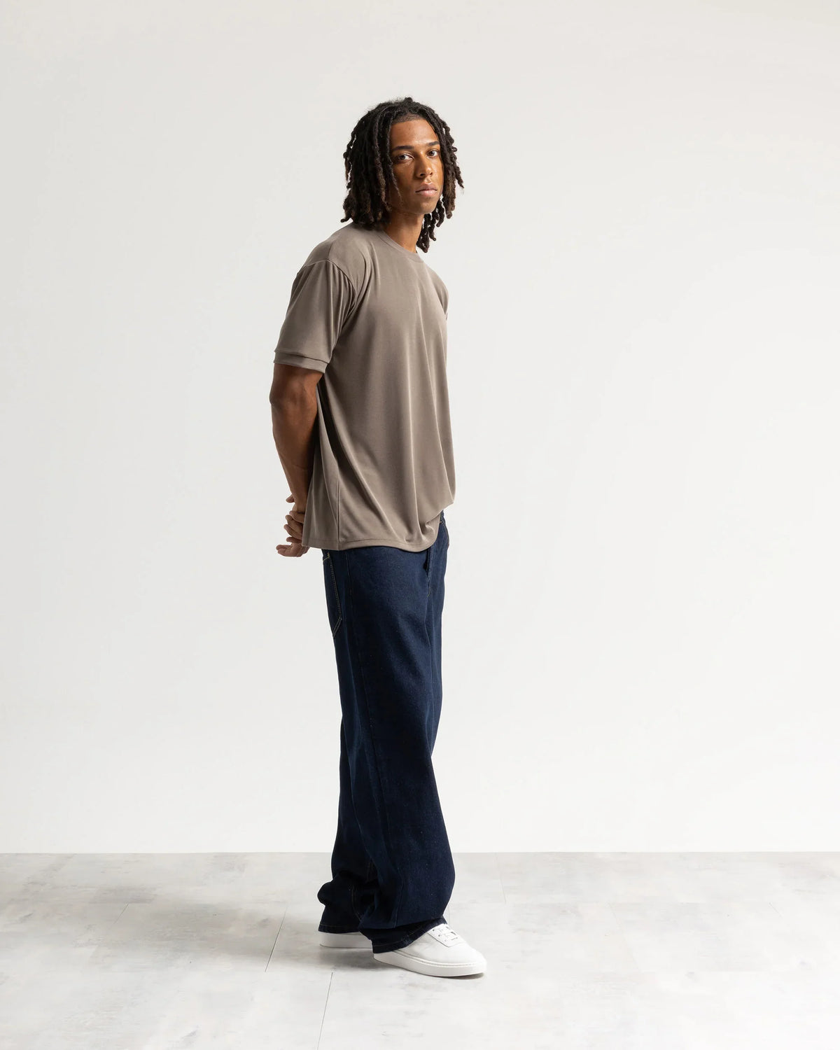 T-shirt costina manica corta