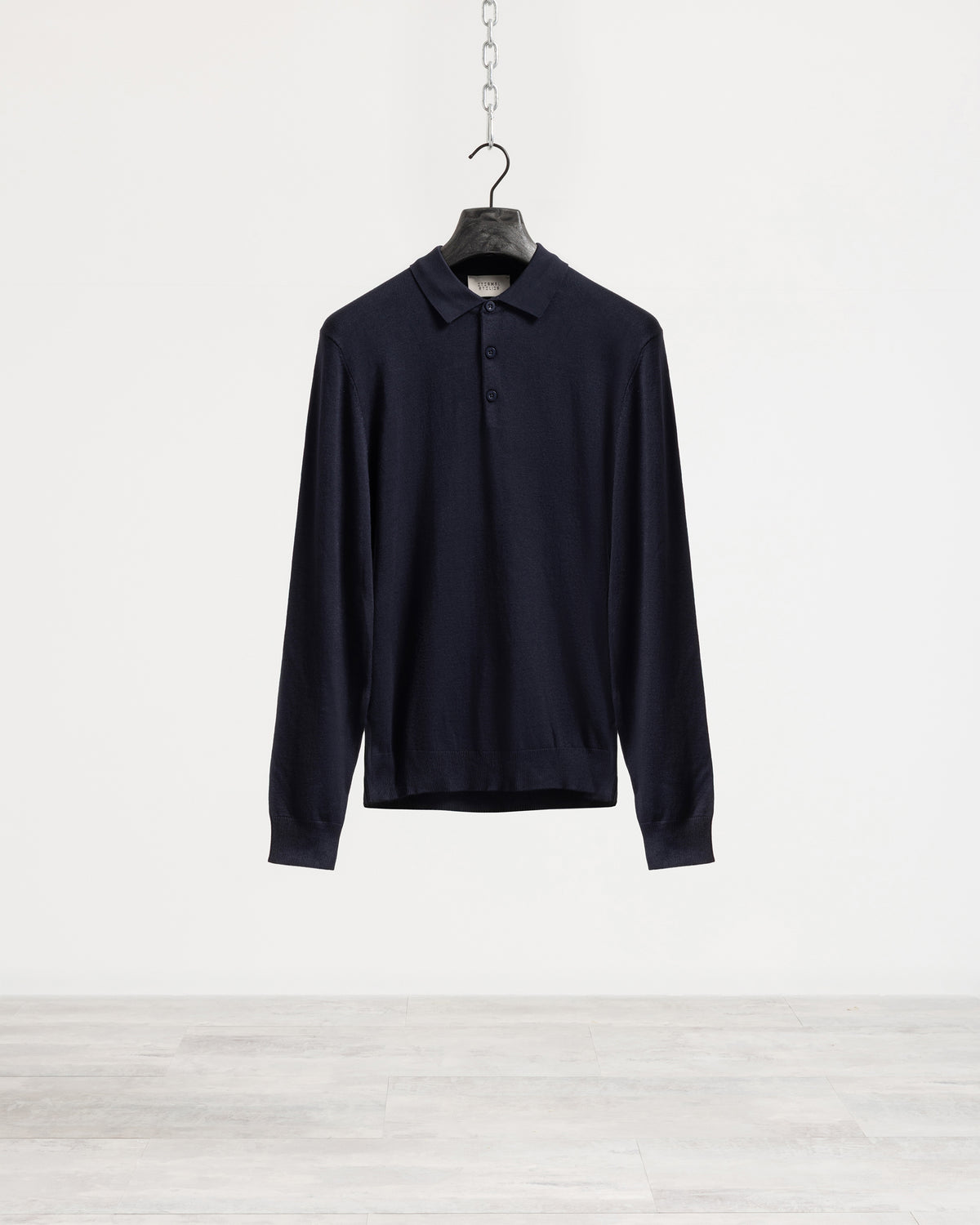 Polo in maglia manica lunga