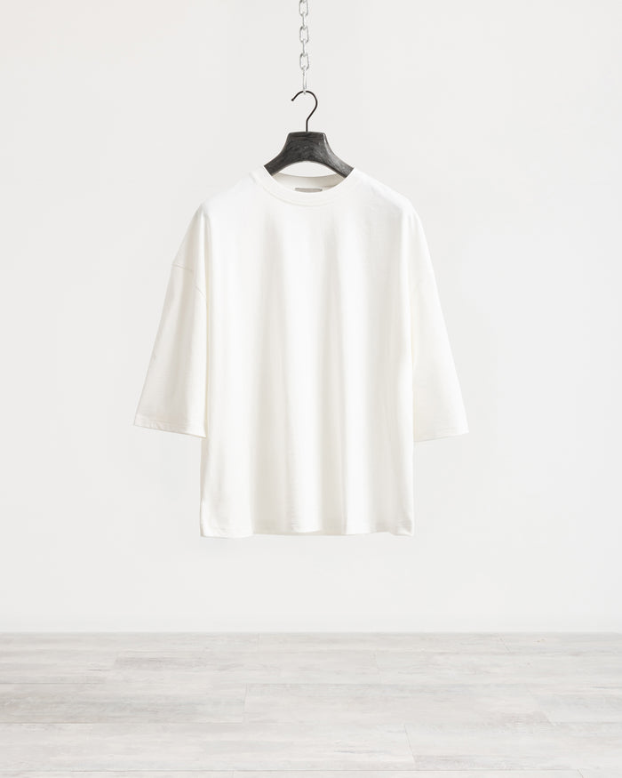 T-shirt manica corta cropped - Panna