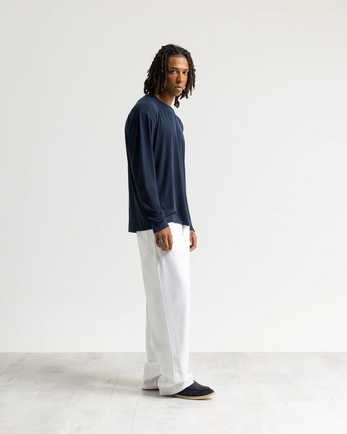 T-shirt costina manica lunga