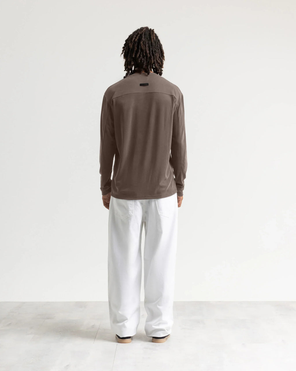 T-shirt costina manica lunga