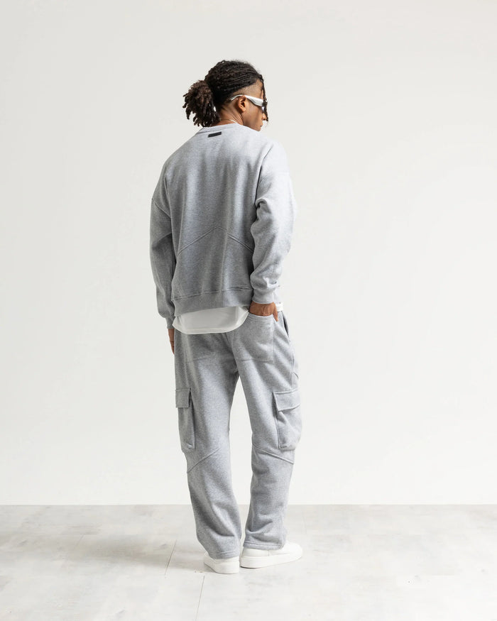 Pantalone tuta cargo - Grigio