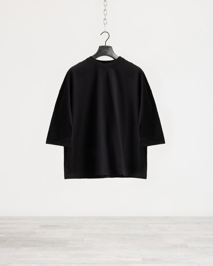T-shirt manica corta cropped - Nero