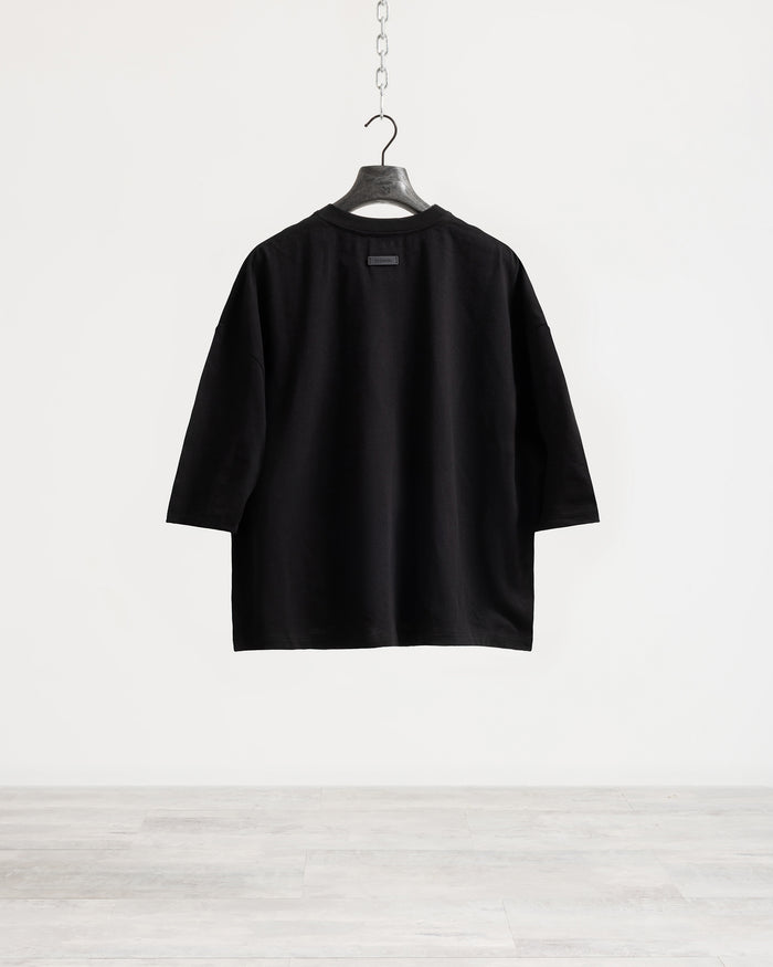 T-shirt manica corta cropped - Nero