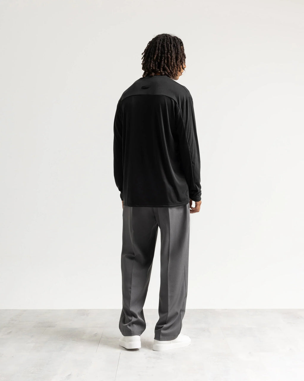T-shirt costina manica lunga