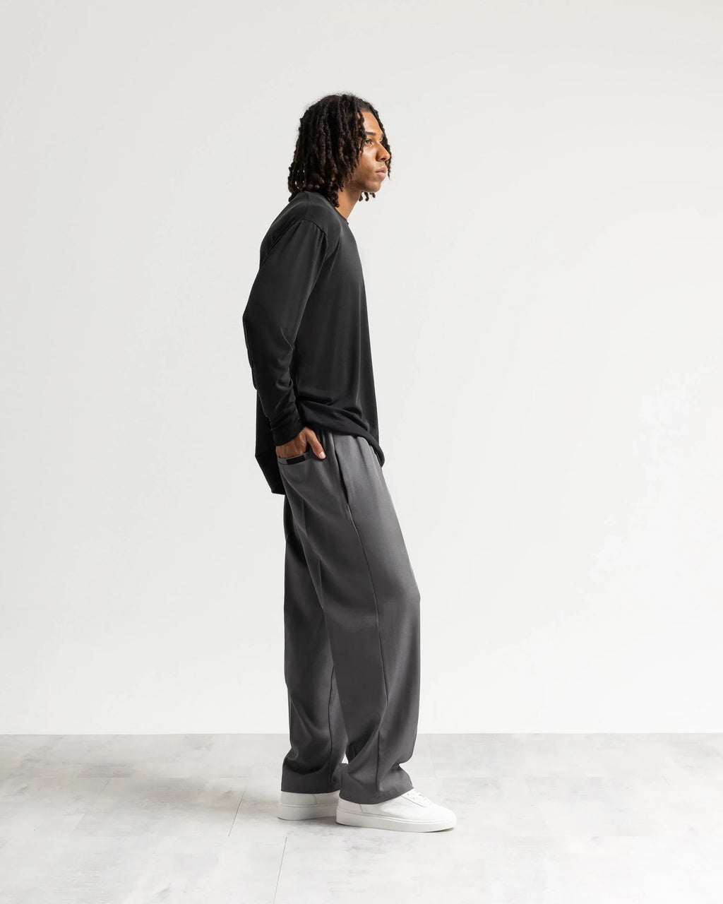Pantalaccio fondo ampio tessuto classico