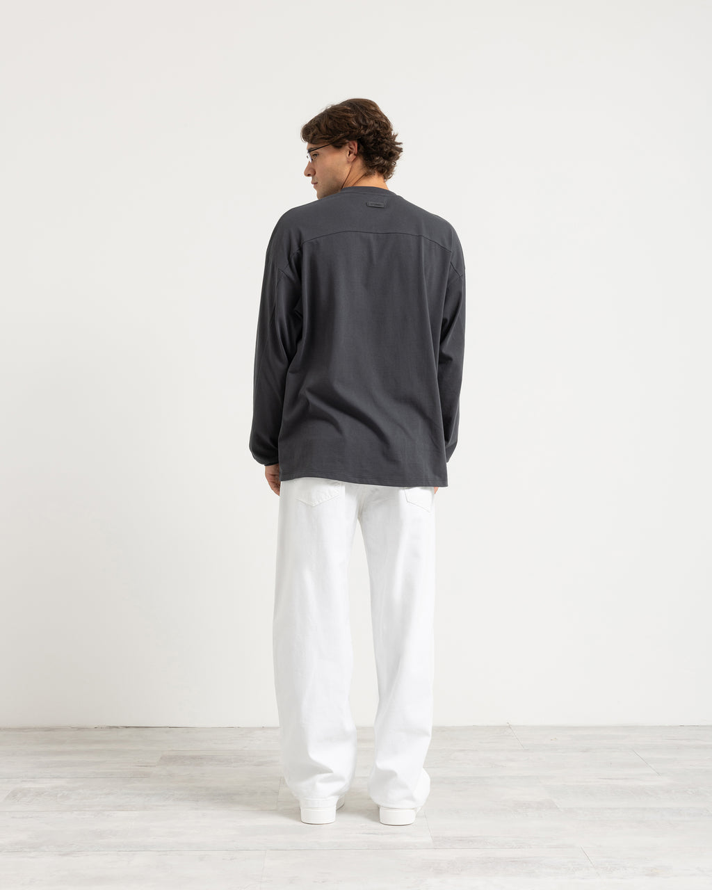 T-shirt longsleeve con polsino oversize