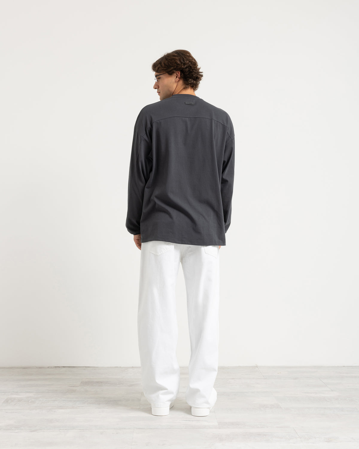 T-shirt longsleeve con polsino oversize