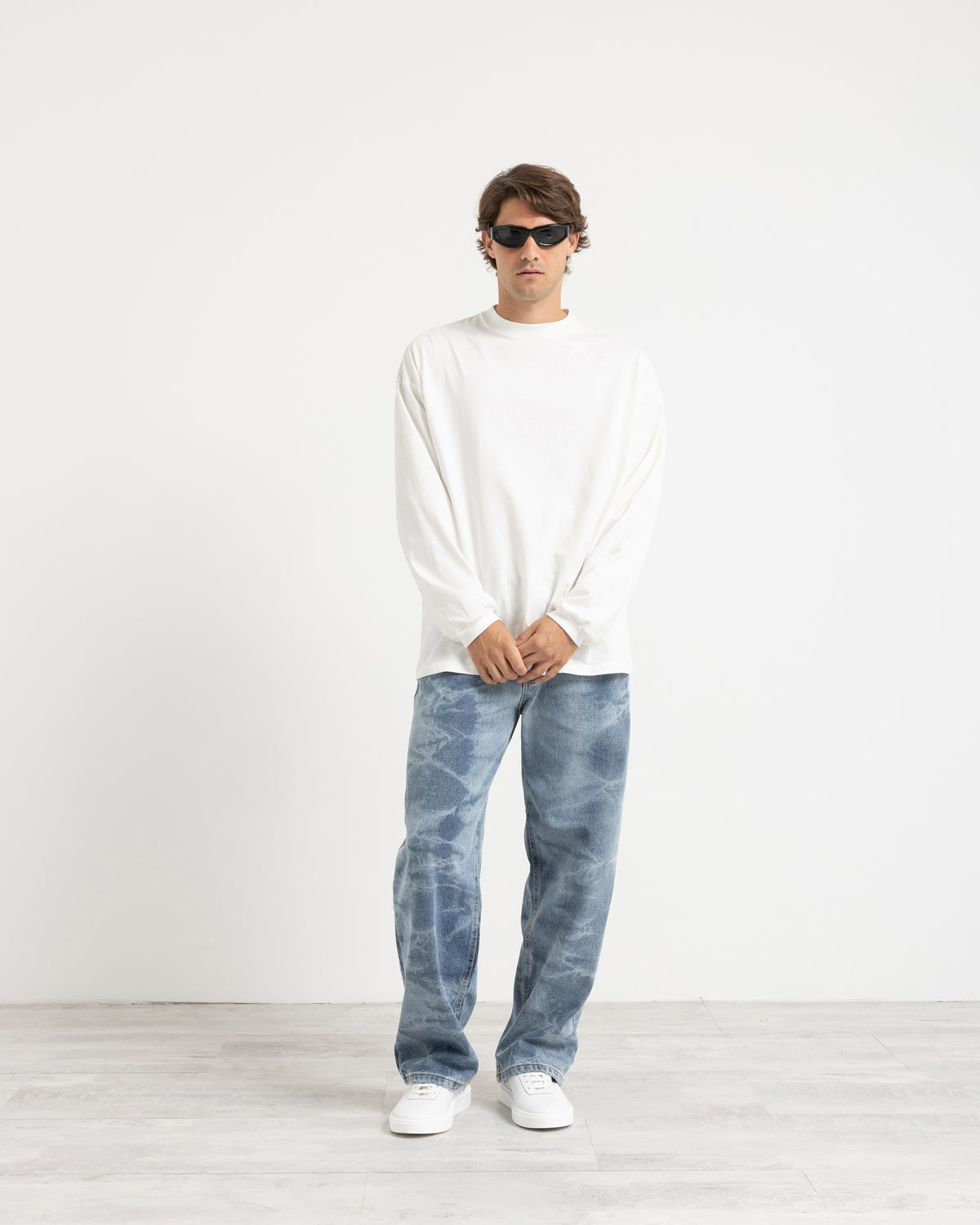 T-shirt longsleeve con polsino oversize