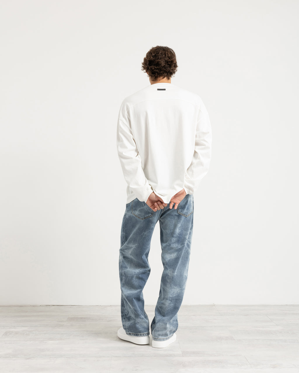 T-shirt longsleeve con polsino oversize