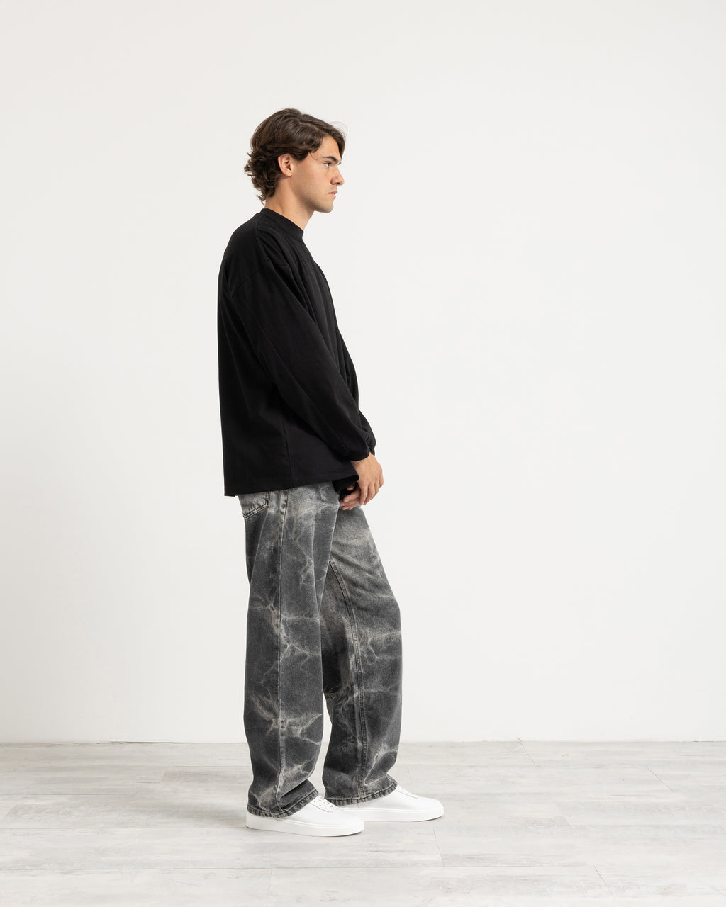 T-shirt longsleeve con polsino oversize