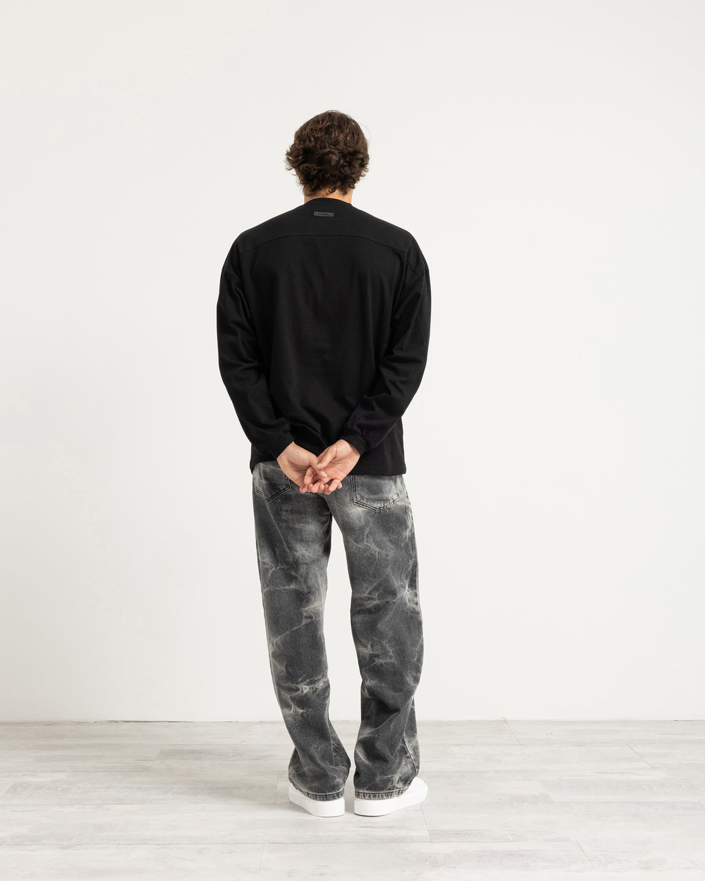T-shirt longsleeve con polsino oversize
