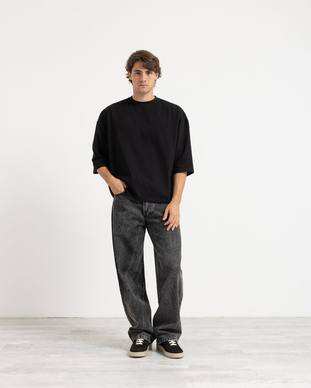 T-shirt manica corta cropped