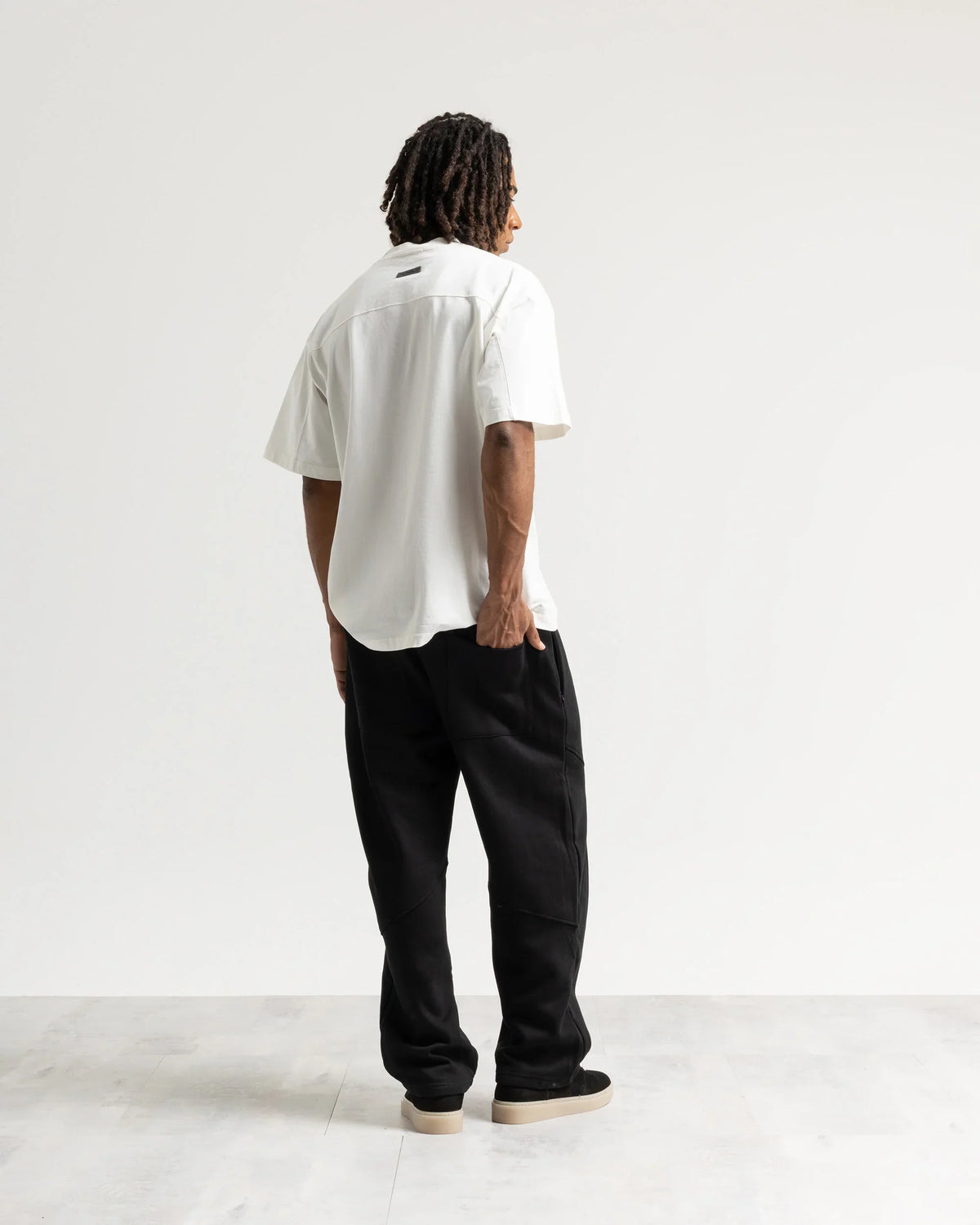 Pantalone tuta fondo ampio