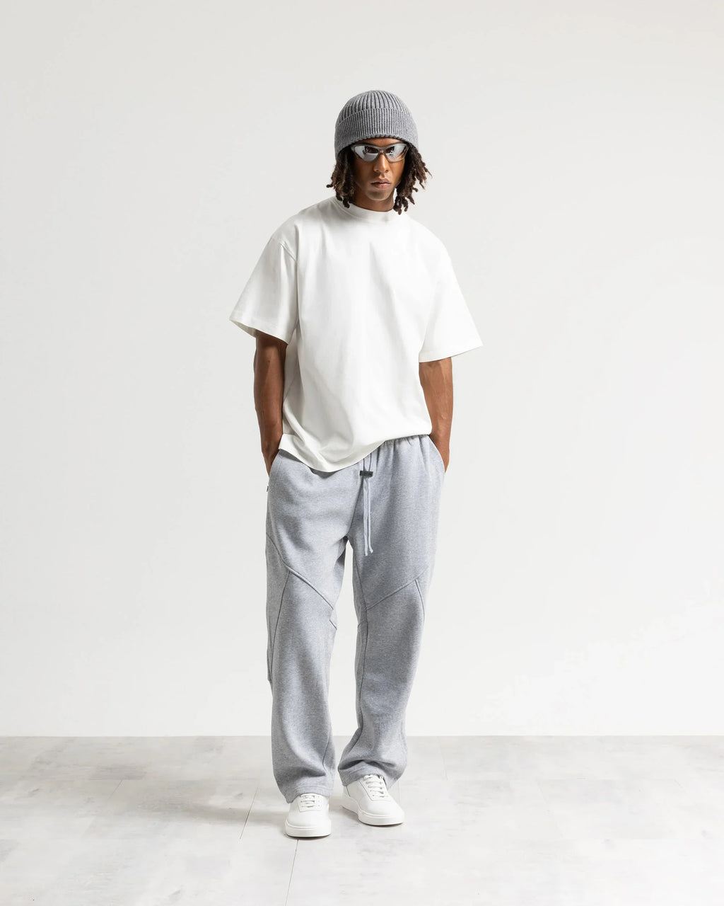 Pantalone tuta fondo ampio