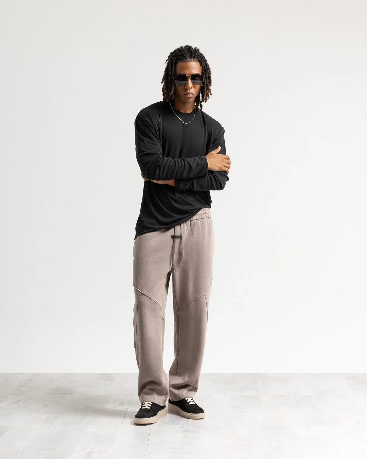 Pantalone tuta fondo ampio