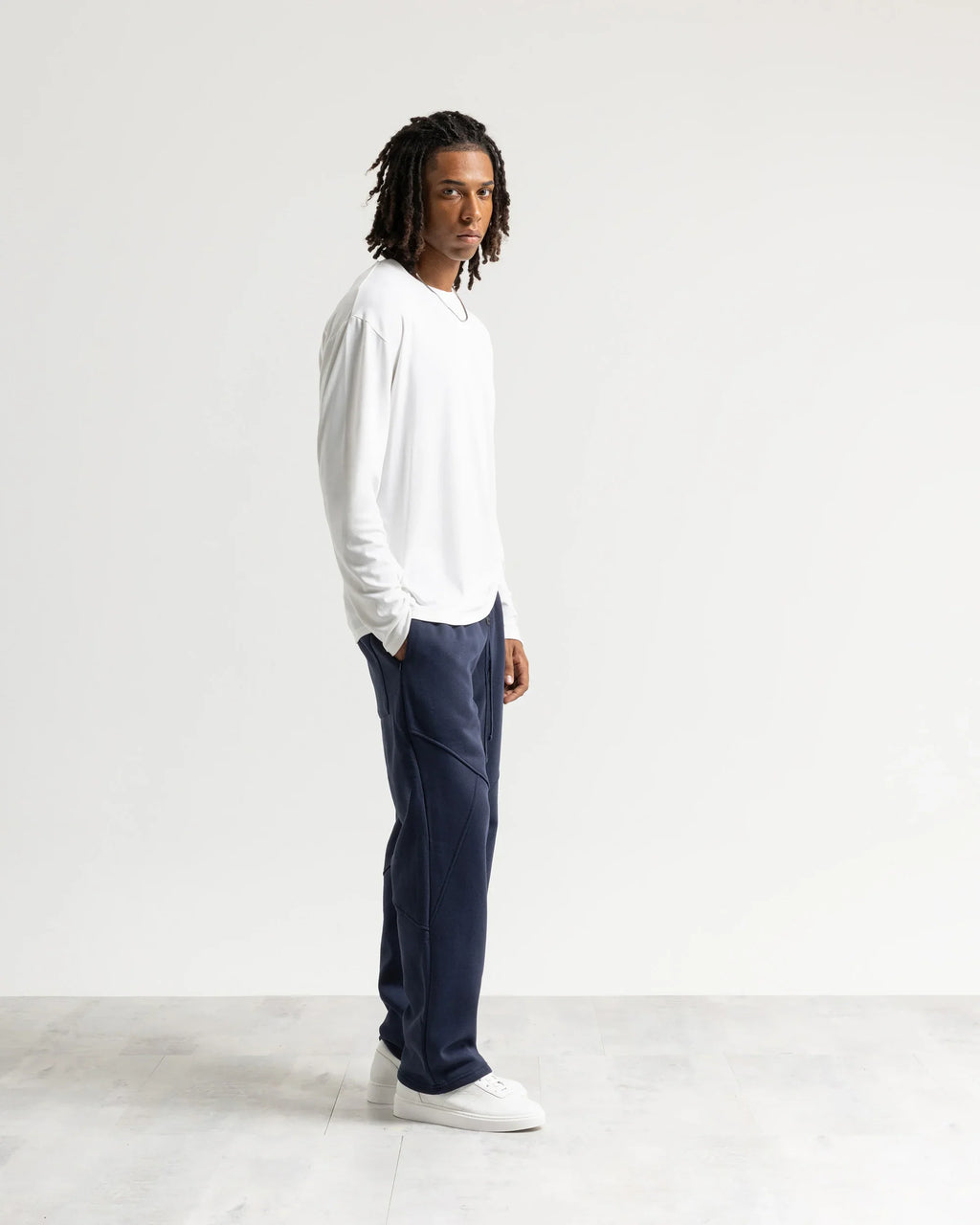 Pantalone tuta fondo ampio