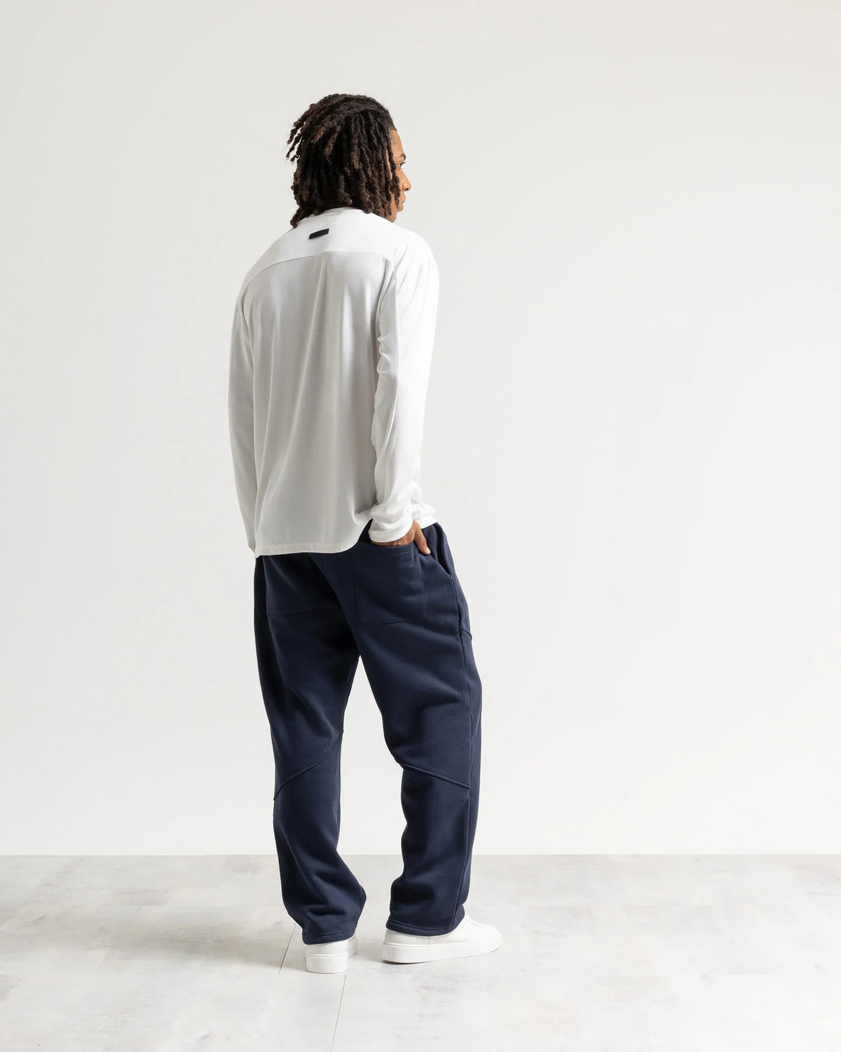 Pantalone tuta fondo ampio