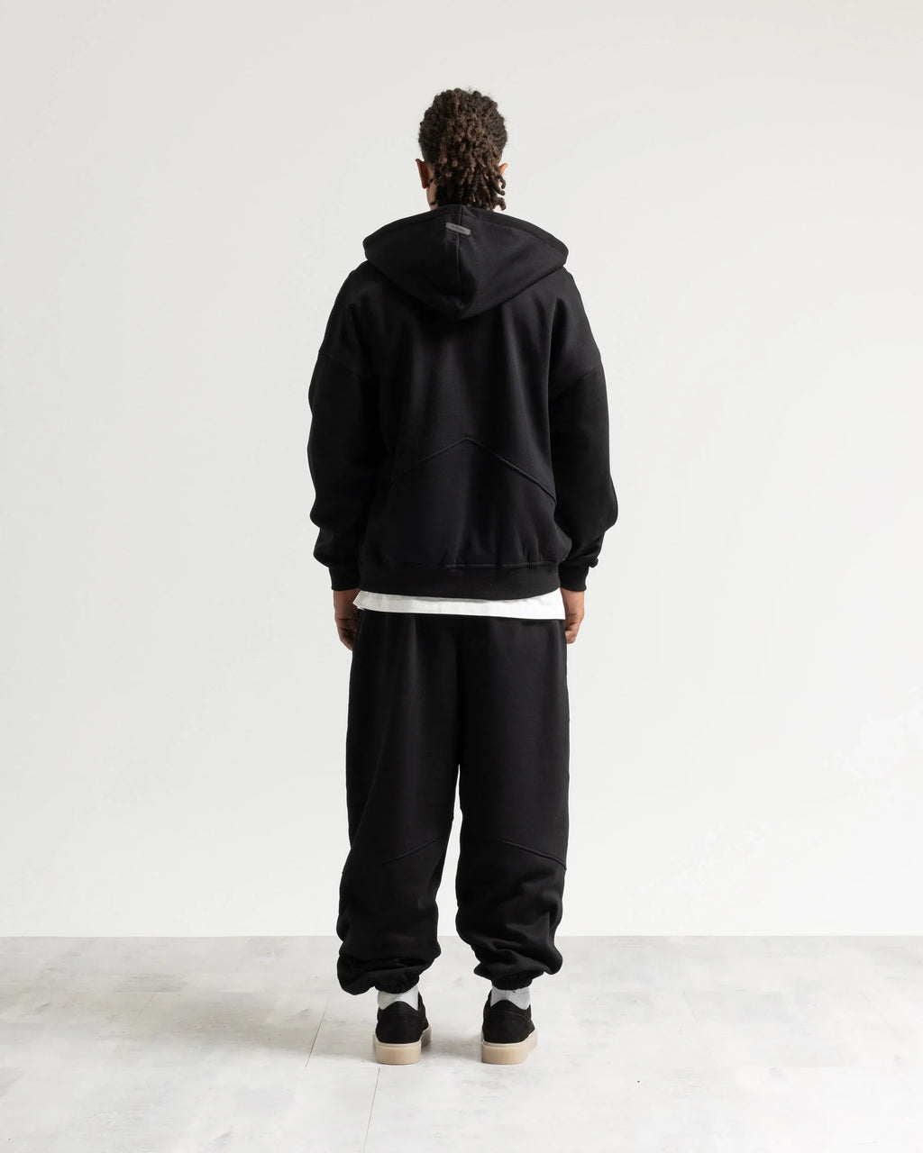 Felpa cappuccio zip