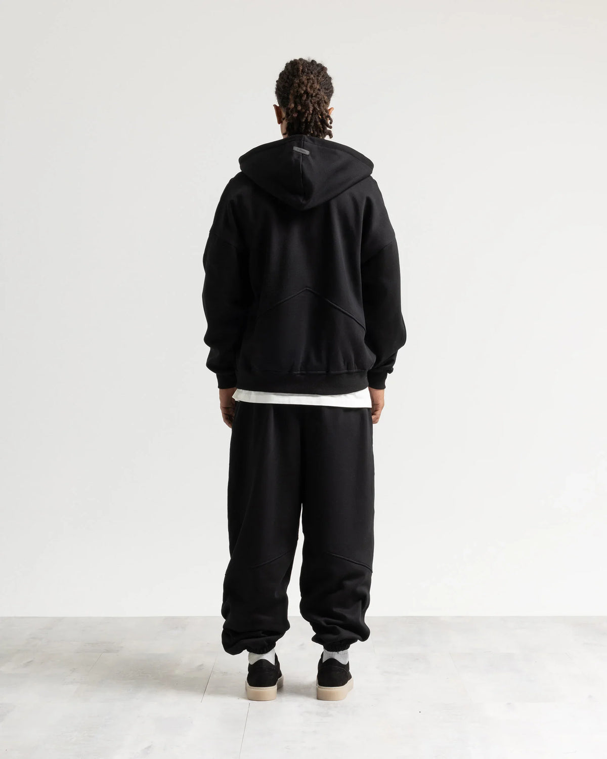 Felpa cappuccio zip
