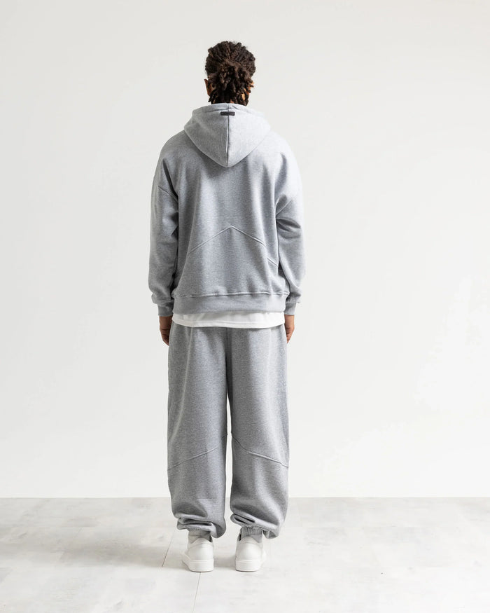 Felpa con cappuccio - Grigio